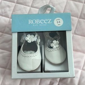 Newborn White Mary Jane Dress Shoes
